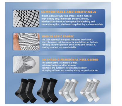 Neuropathy Relief Socks – Ultra Soft Bamboo for Pain, Diabetes & Sensitive Feet